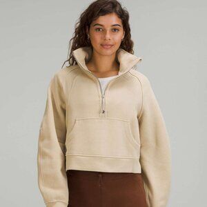 NWT Lululemon Scuba Oversized Funnel Neck Half Zip - Trench (M/L)
